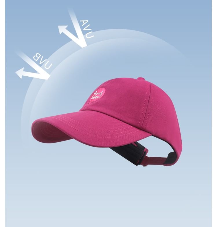 Cap Embroidered Open Baseball Top Lettering