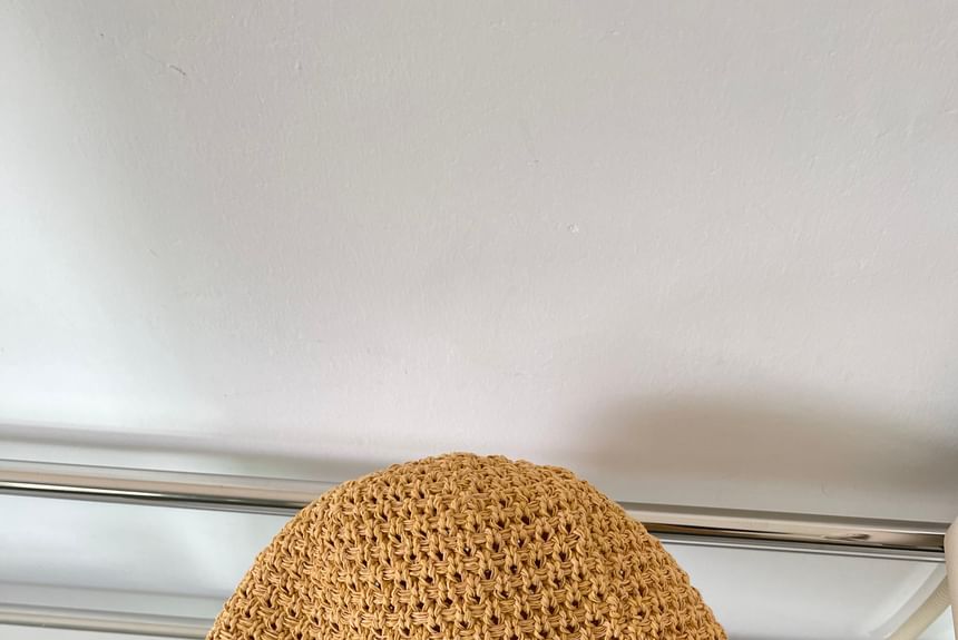 Bow Bucket Hat Knit