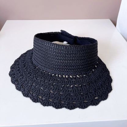 Sun Visor Plain Knit