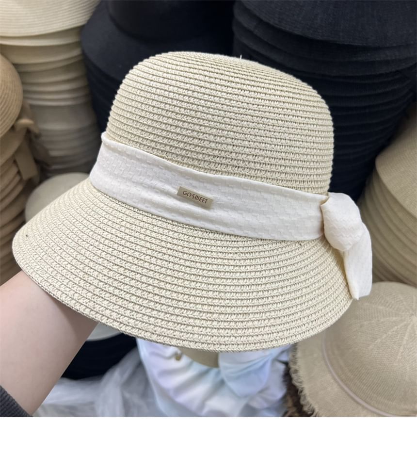 Sun Bow Hat Straw