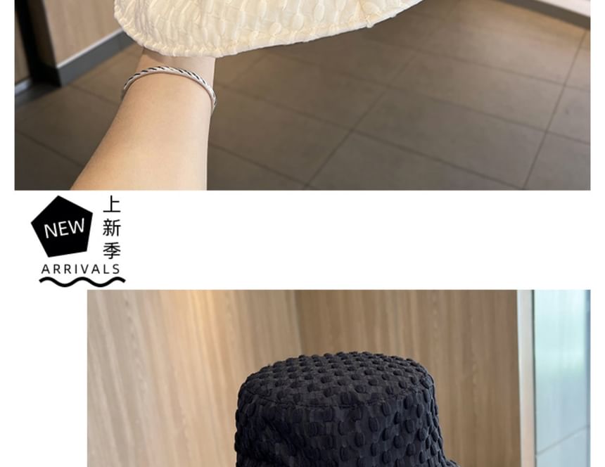 Bow Hat Bucket Jacquard