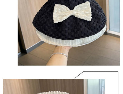 Bow Hat Bucket Jacquard
