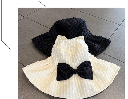 Bow Hat Bucket Jacquard