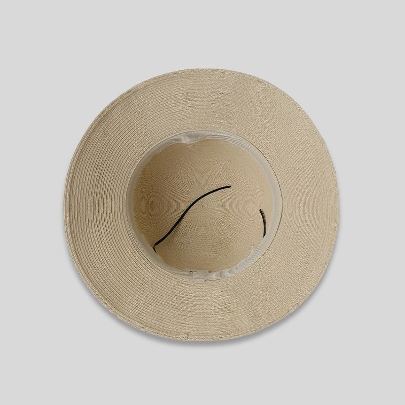 Straw Lace Sun Hat Bow