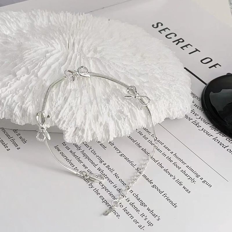 Choker Alloy Bracelet / Bow