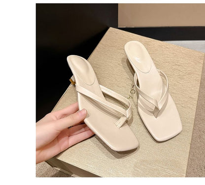 Thong Heel Sandals Kitten
