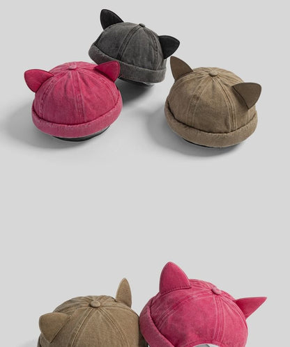 Cat Ear Brimless Hat