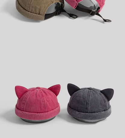 Cat Ear Brimless Hat