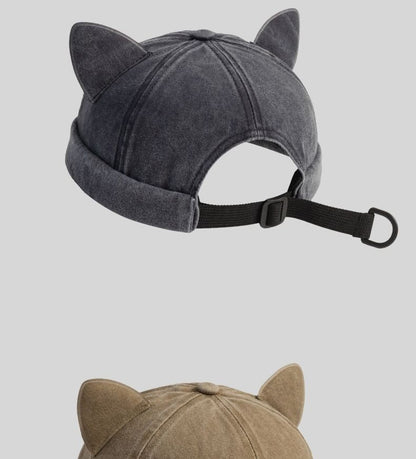 Cat Ear Brimless Hat