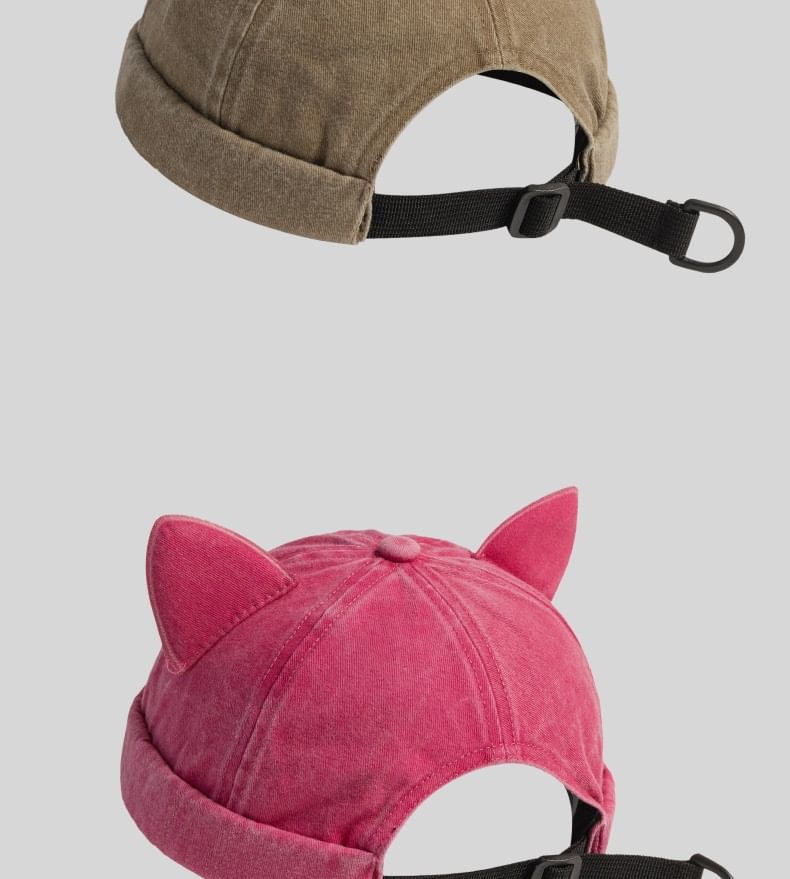 Cat Ear Brimless Hat