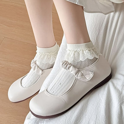 Ruffle Trim Socks