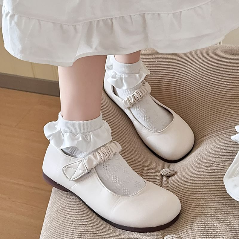 Ruffle Trim Socks