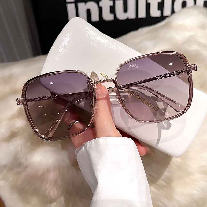 Frame Sunglasses Square Polarized