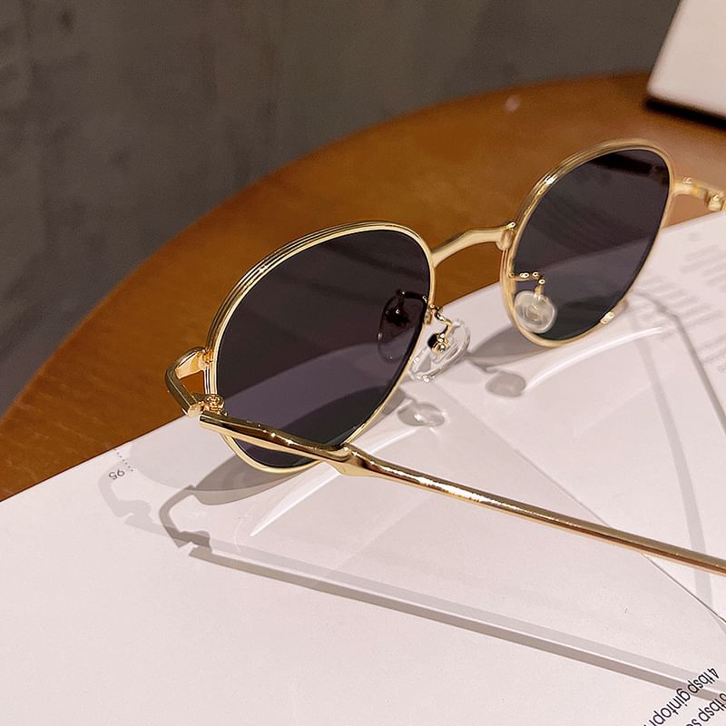 Frame Round Sunglasses Metal