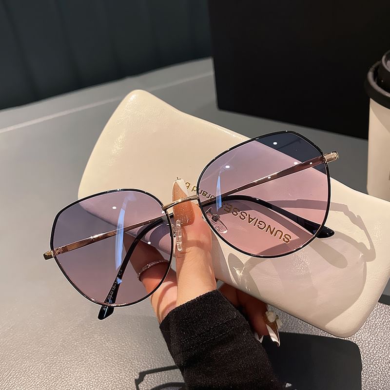 Round Metal Sunglasses Frame