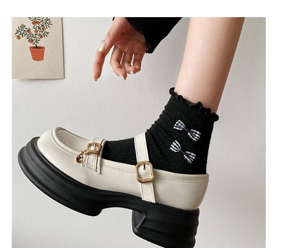 Buckled Platform Mary Jane Shoes