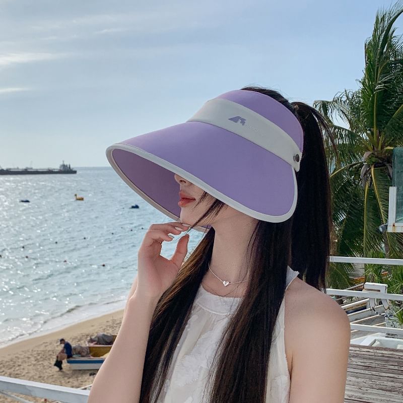 Wide Two Visor Brim Tone Sun