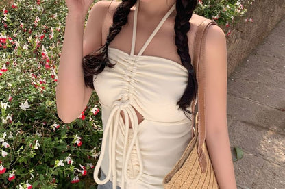 Embroidered Sun Straw Bow Hat