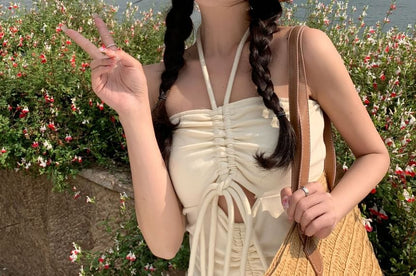 Embroidered Sun Straw Bow Hat