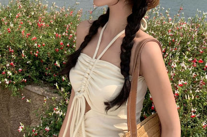 Embroidered Sun Straw Bow Hat