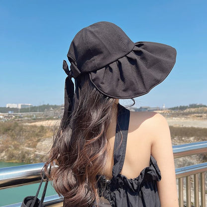 Ruched Sun Plain Hat