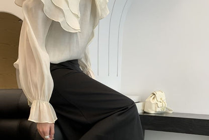 Kitten Slide Bow Heel Sandals