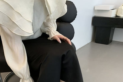 Kitten Slide Bow Heel Sandals