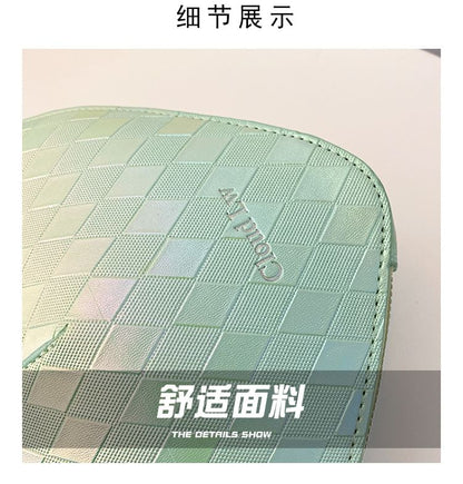 Faux Bag Leather Heart Shape Crossbody