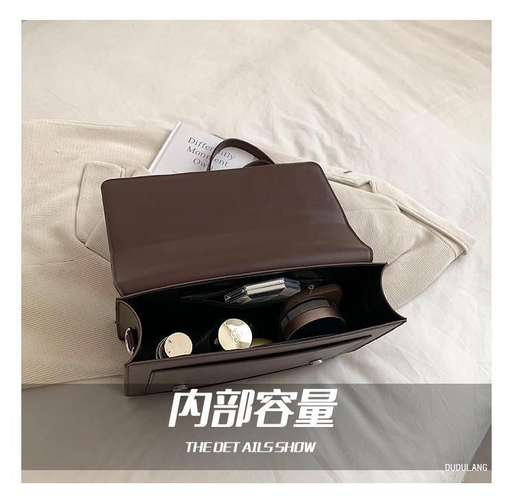 Leather Backpack Faux Satchel Embroidered Studded