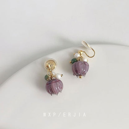 Pearl Cuff Alloy Faux Ear Gemstone