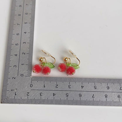 Ear Fruit Cuff Alloy Resin