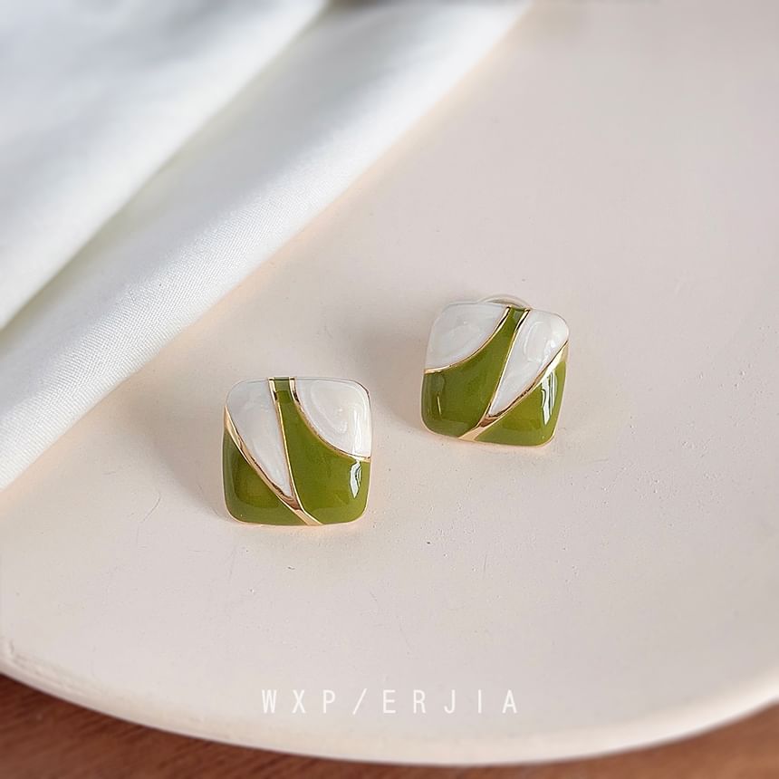 Glaze Ear Square Cuff Alloy