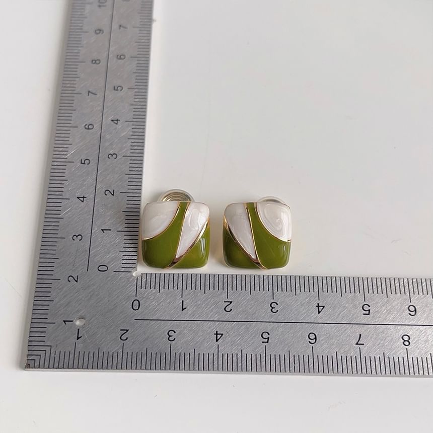 Glaze Ear Square Cuff Alloy