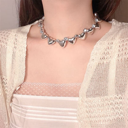 Heart Alloy Choker