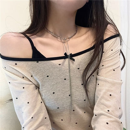 Bow Alloy Choker