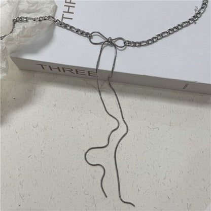 Bow Alloy Choker