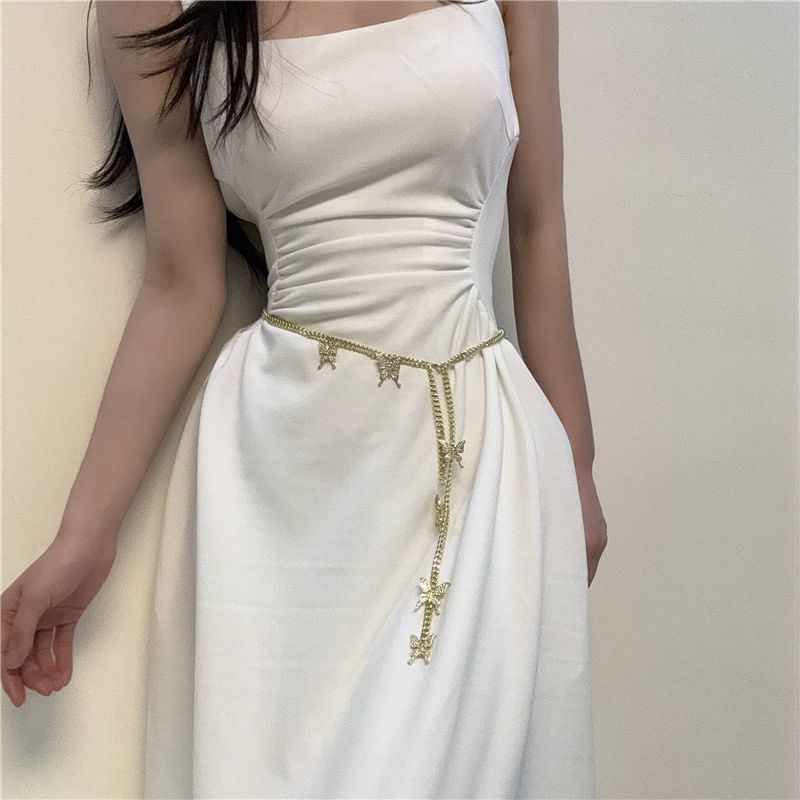 Alloy Chain Waist Butterfly