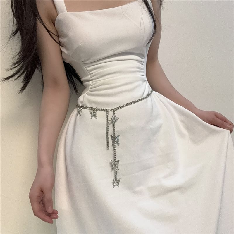 Alloy Chain Waist Butterfly