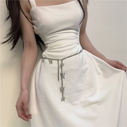 Alloy Chain Waist Butterfly