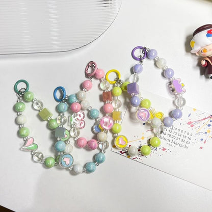 Phone (Various Acrylic Bead Designs) Strap