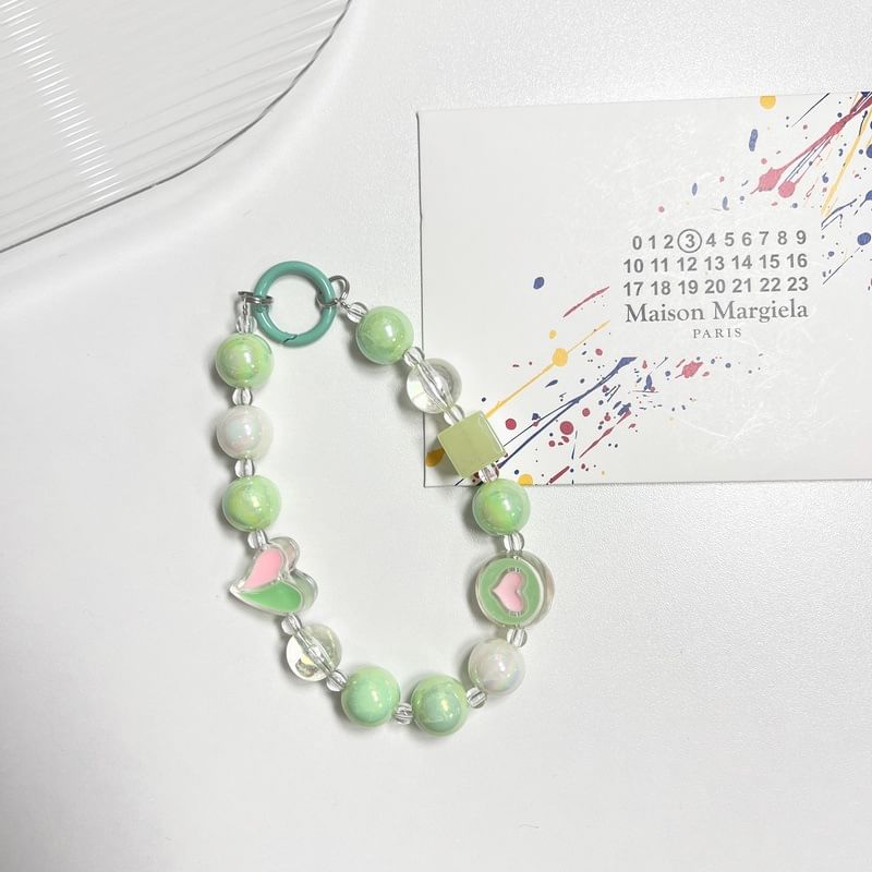 Phone (Various Acrylic Bead Designs) Strap