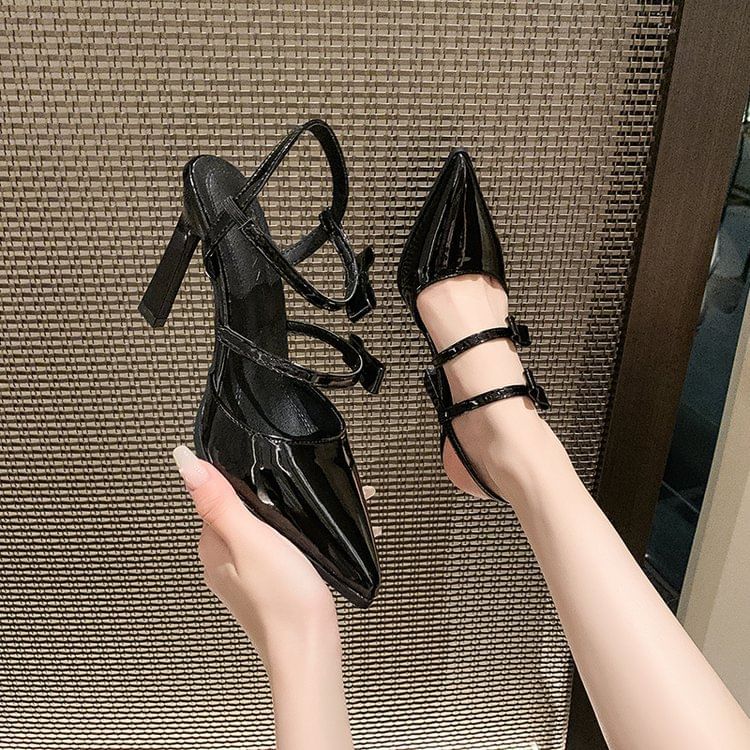 High Heel Pointed Sandals