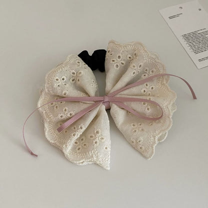 Bow Lace Scrunchie