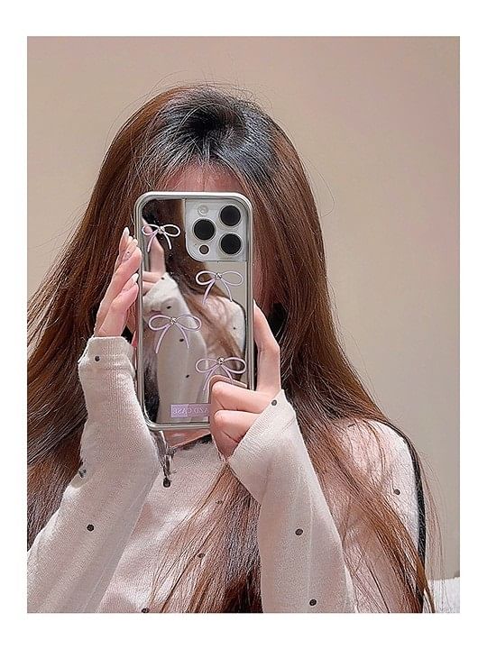 Case Bow Mirrored Phone