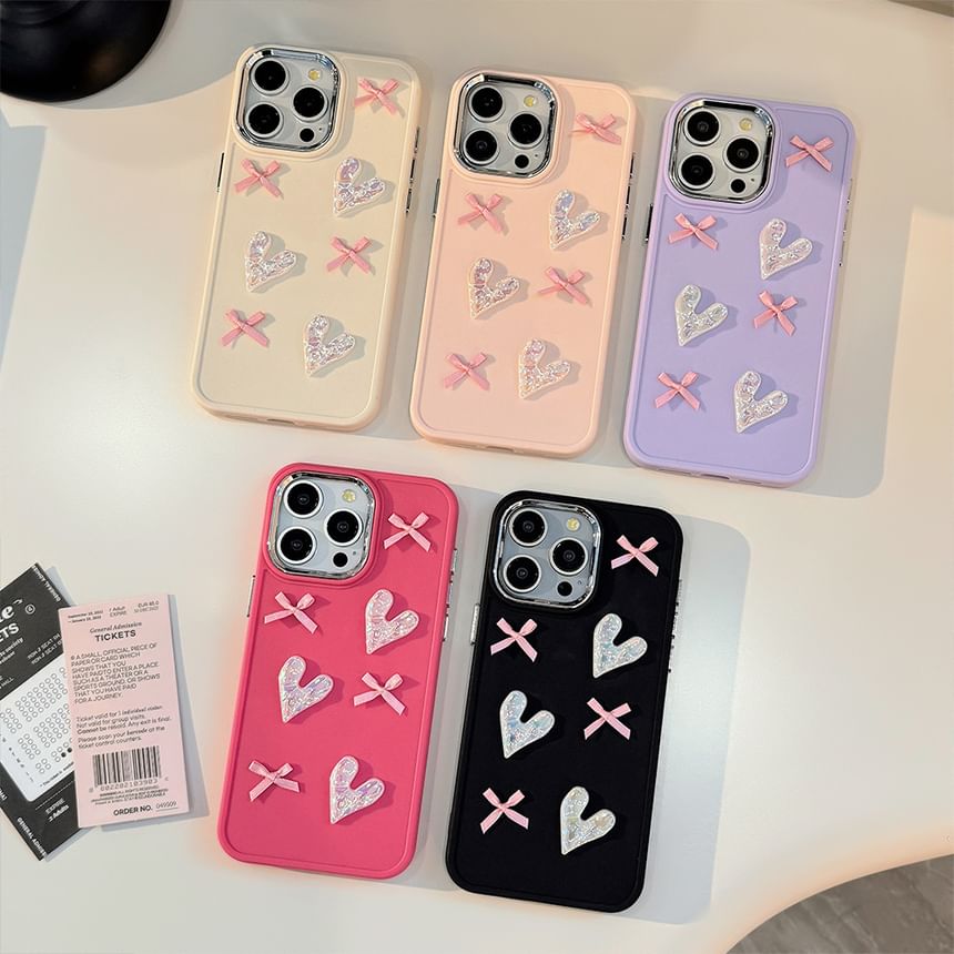 Heart Ribbon Phone Case