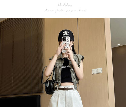 High Waist Pleated Casual Shorts With Rolled Hem Egirldoll