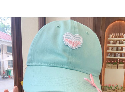 Applique Heart Baseball Cap