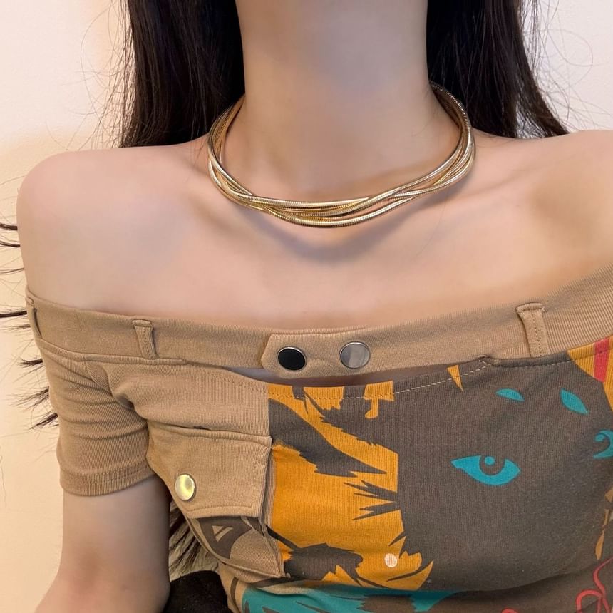 Choker Alloy Layered