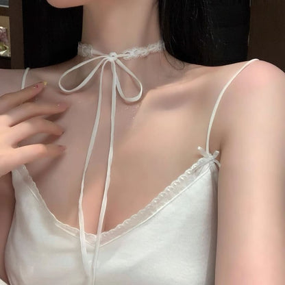 Bow Lace Choker