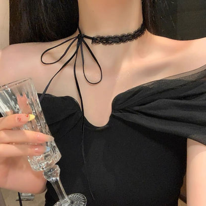 Bow Lace Choker